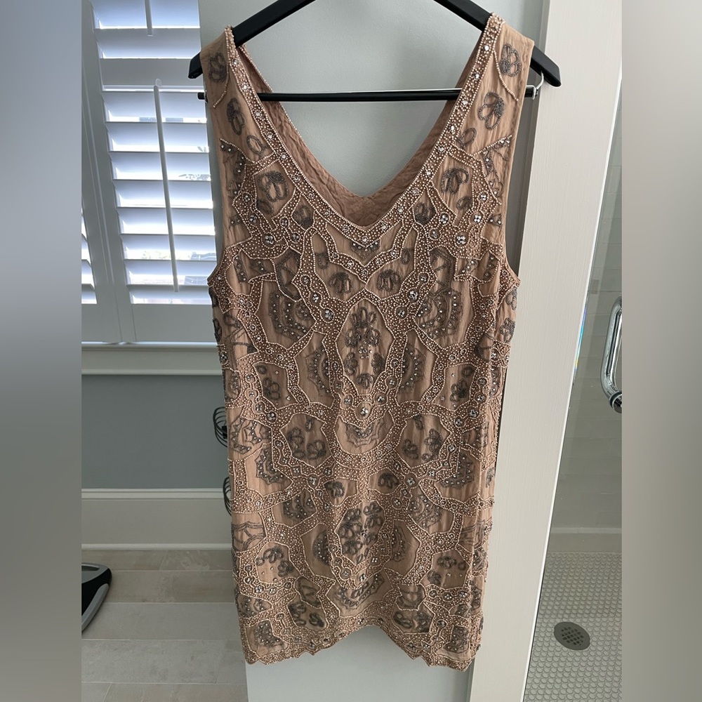 Foley + Corinna beaded tank dress